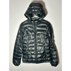 Lacoste Women’s Black Down Quilted Puffer Jacket Lightweight Sz 36 (US 6 or Smal